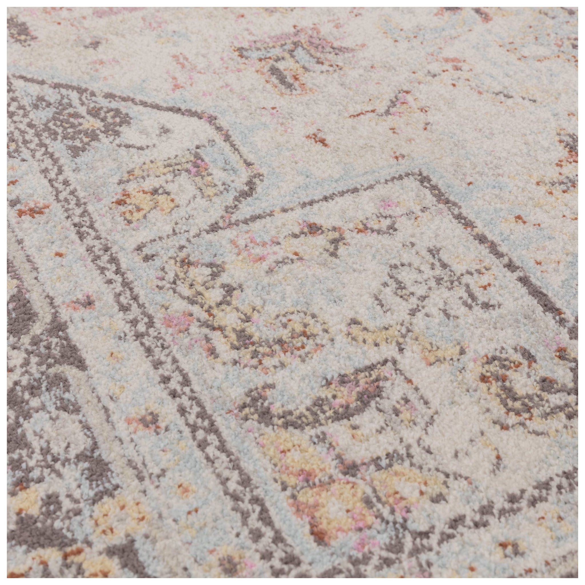 Vintage Style Persian Medallion Rug